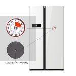 Küchentimer, Countdown-Timer mit magnetischem Edelstahl-Timer, 8cm Red, 6cm Black – Bild 6
