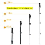 BEXIN Tragbare Handy-Spiegelreflexkamera-Fotografie-Einbeinstativ-Halterung, Selfie-Halterung, Alpenstock-Stange, P-264, P-264A, P-264B – Bild 5