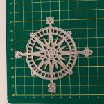 Kompassmesserform Puzzle Handgemachte Grußkartenalbum, das Schneidvorlage macht – Bild 5