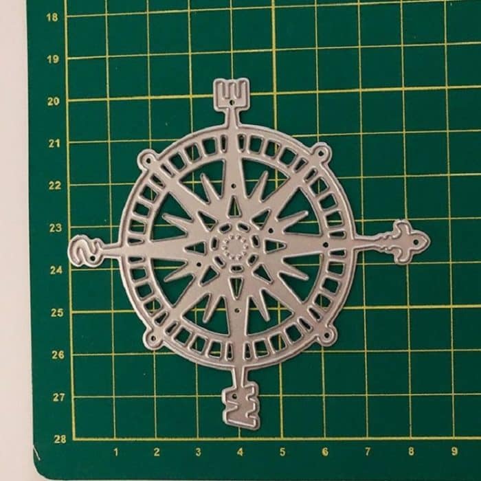 Kompassmesserform Puzzle Handgemachte Grußkartenalbum, das Schneidvorlage macht – Bild 5