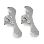 2 Stück Edelstahl-Flaschenöffner, Dosenöffner, multifunktionales Küchenwerkzeug, Stainless Steel Bottle Opener