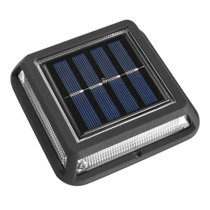 Wasserdicht 12 LED Solar Rasenlampe Garten Yard Zaun Weg Street Nachtlicht (warmes weißes Licht) – Bild 1