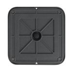 Wasserdicht 12 LED Solar Rasenlampe Garten Yard Zaun Weg Street Nachtlicht (warmes weißes Licht) – Bild 3