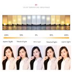 Dimmbare Farbtemperatur-LED-Ringfülllicht-Live-Übertragungsset, 14 inch+Phone Clip With 2.1m Tripod Mount, CN Plug, 14 inch+3 Phone Clips With 2.1m Tripod Mount, CN Plug, 14 inch+4 Phone Clips+Microphone Pole With 2.1m Tripod Mount, CN Plug... – Bild 7