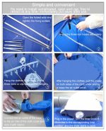 Zusammenklappbarer, frei installierbarer tragbarer Mini-Wäschetrockner für den Haushalt, Mini Clothes Dryer – Bild 5