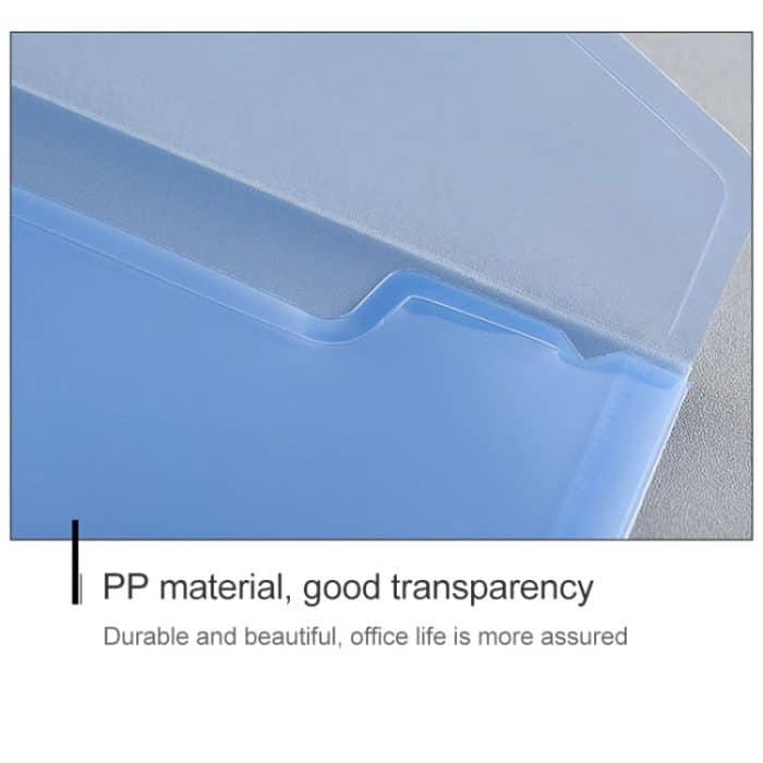 12 Stück A4 transparente Dokumententaschen aus Papier, Aktenordner, Schreibwaren, Schule, Büro, PP-Hülle – Bild 4