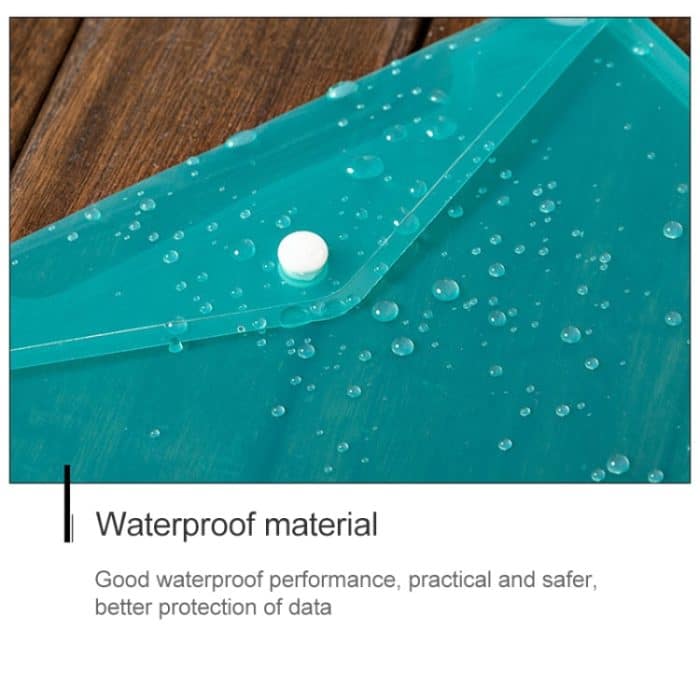 12 Stück A4 transparente Dokumententaschen aus Papier, Aktenordner, Schreibwaren, Schule, Büro, PP-Hülle – Bild 5