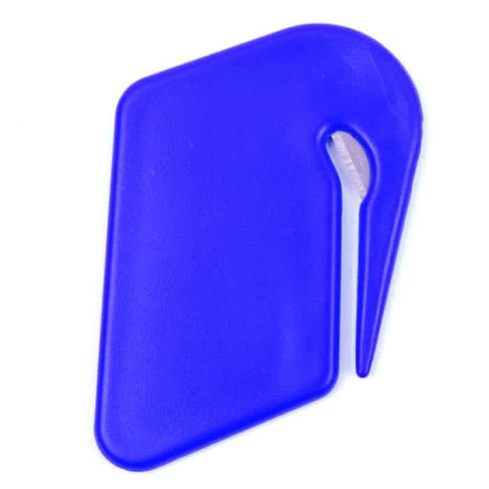 Kunststoff-Mini-Briefmesser, Briefumschlagöffner, Sicherheitspapier, geschützte Schneidklinge, Büroausrüstung – Bild 2