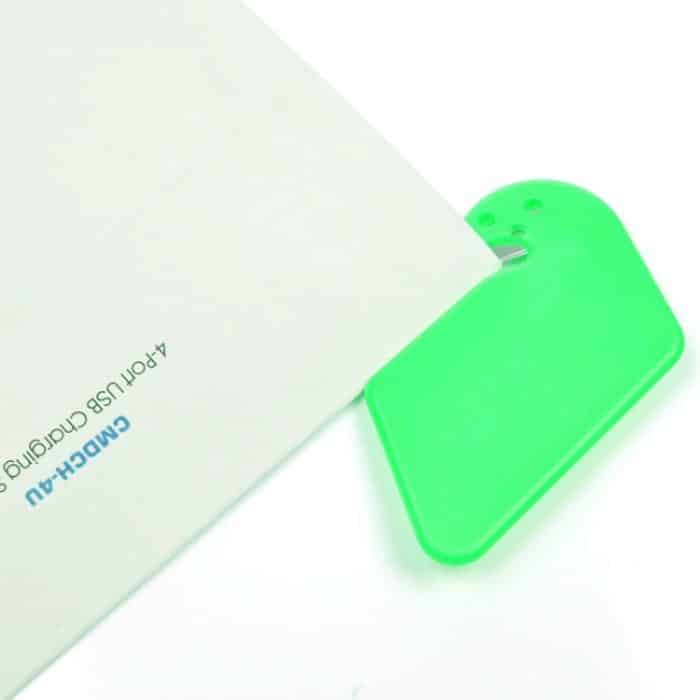 Kunststoff-Mini-Briefmesser, Briefumschlagöffner, Sicherheitspapier, geschützte Schneidklinge, Büroausrüstung – Bild 5