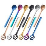 Kreativer Katzenklauen-Kaffeelöffel aus Edelstahl, Dessert- und Kuchenlöffel, Cat Claw Spoon Silver, Hollow Cat Claw Spoon Silver, Cat Claw Spoon Gold, Hollow Cat Claw Spoon Gold, Cat Claw Spoon Rose Gold, Hollow Cat Claw Spoon Rose Gold... – Bild 3