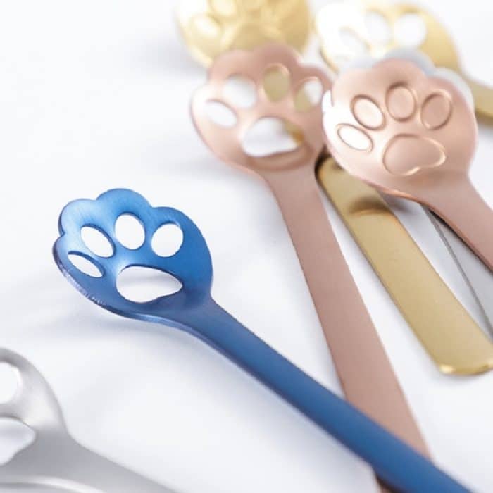 Kreativer Katzenklauen-Kaffeelöffel aus Edelstahl, Dessert- und Kuchenlöffel, Cat Claw Spoon Silver, Hollow Cat Claw Spoon Silver, Cat Claw Spoon Gold, Hollow Cat Claw Spoon Gold, Cat Claw Spoon Rose Gold, Hollow Cat Claw Spoon Rose Gold... – Bild 4