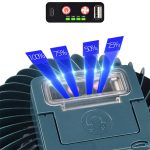 USB wiederaufladbare Lüfterlampe Live-Übertragung Multifunktions-Zelt-Campinglampe, Fan Light, Fan Light + Bracket – Bild 3