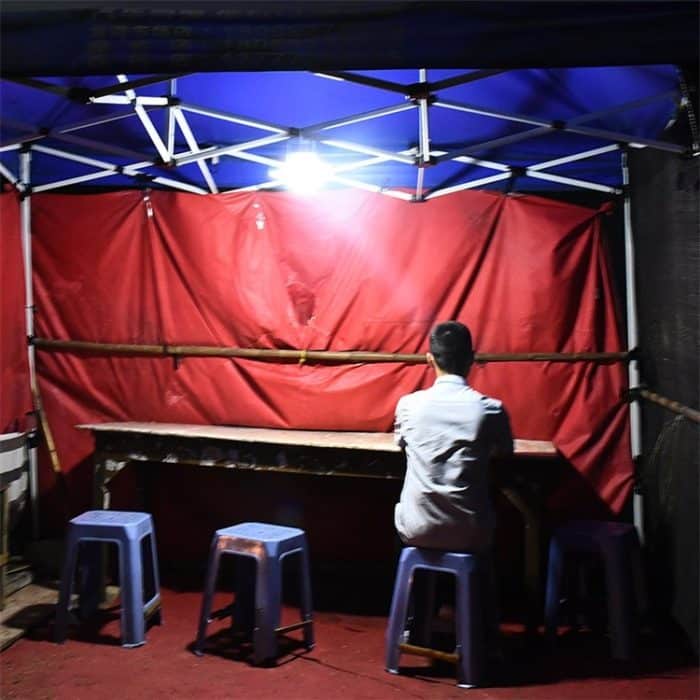 USB wiederaufladbare Lüfterlampe Live-Übertragung Multifunktions-Zelt-Campinglampe, Fan Light, Fan Light + Bracket – Bild 6