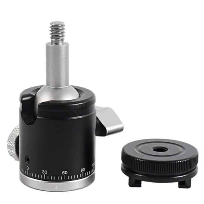 BEXIN K-19 Multifunktionale Kaltschuh-Kugelkopf-Stativhalterung aus Aluminiumlegierung – Bild 2