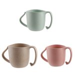 Kinder-Trinkbecher aus Weizenfaser, verbrühungshemmender Milchbecher, Anti-Scalding Milk Cup – Bild 3