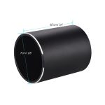 Runder Schreibtisch-Stifthalter aus Aluminium, Behälter, Organizer, Schreibwaren, Geschenk – Bild 3