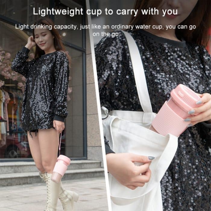 Tragbare USB-wiederaufladbare Mini-Haushalts-Elektro-Fruchtpresse, 250ml – Bild 13