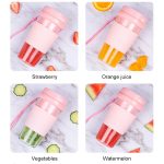 Tragbare USB-wiederaufladbare Mini-Haushalts-Elektro-Fruchtpresse, 250ml – Bild 8