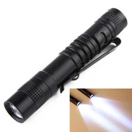 Mini-LED-Taschenlampe in Stiftform, starke Taschenlampe, Stift-Clip-Taschenlampe, 9.1cm, 13.3cm
