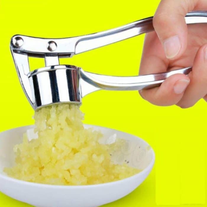 Küchenhandheld Edelstahl Ingwer Knoblauch Brecher Knoblauch Püree Maschine – Bild 1