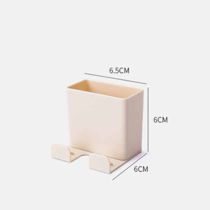 Wandmontierter Organizer Aufbewahrungsbox Fernbedienung Klimaanlage Aufbewahrungskoffer Handy-Steckerhalter Ständer, Wall Mounted Organizer – Bild 6