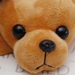 Kawaii Cartoon Plüsch Hund Federmäppchen Niedliche Tier Stift Tasche Box Kinder Schulbedarf Schreibwaren, Border animal white coffee, Golden retriever yellow, Labrador white yellow, Chihuahua rice white, Schnauzer Grey – Bild 3