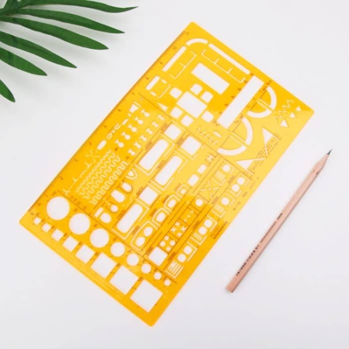 Lineal Universal Möbelbau Vorlage Lineal Schulzubehör – Bild 2