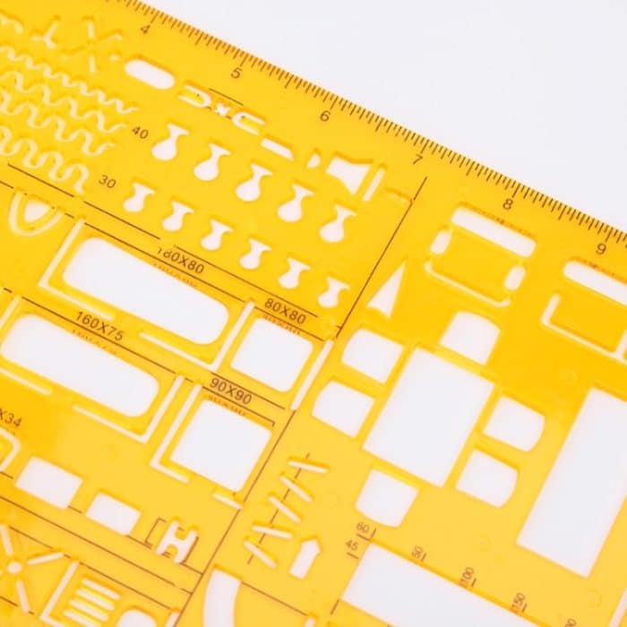 Lineal Universal Möbelbau Vorlage Lineal Schulzubehör – Bild 5