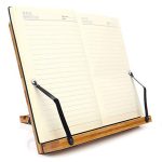 Holz Tablet Buchstützen Halterung Kochbuch Lehrbücher Dokument Bambus faltbare Leseablage Buchständer, Light Board Small, Light Board Medium, Light Board Large, Hollow Small, Hollow Medium, Hollow Large – Bild 6