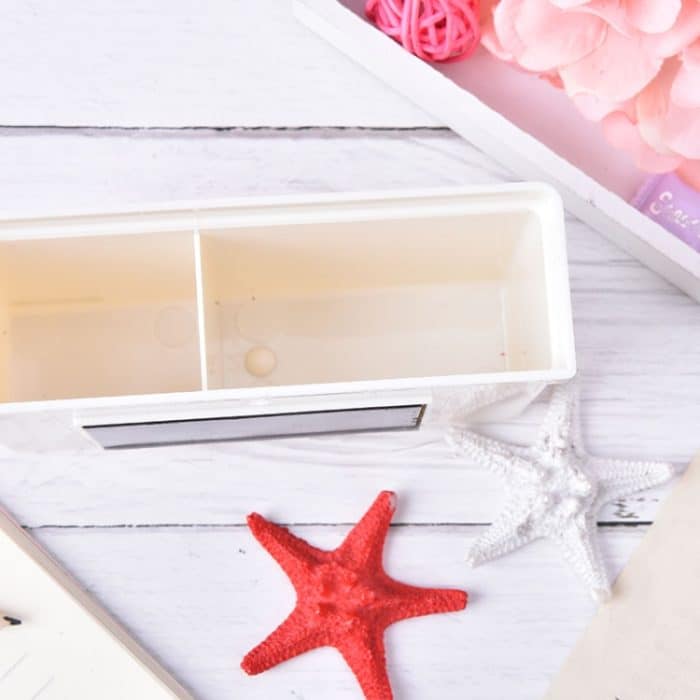 2 PCS Magnetplastik Aufbewahrungsbox Schublade Tafel Kreidestifte Schreibtisch Aufbewahrungsorganisator Home Aufbewahrungsboxen – Bild 4