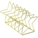 Goldene S-förmige galvanisierte Buchstütze, Schreibtisch-Organizer, Desktop, Büro, Zuhause, Buchstützen, Buchhalter, Buchständer, kreatives Bücherregal, S Shape Bookend