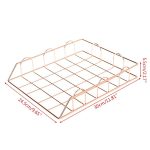 Klappbarer Schmiedeeisen-Briefmagazin- und Zeitungshalter, Aufbewahrungsregal, Aktenablage, Büro-Schreibtisch-Organizer – Bild 3