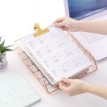 Klappbarer Schmiedeeisen-Briefmagazin- und Zeitungshalter, Aufbewahrungsregal, Aktenablage, Büro-Schreibtisch-Organizer – Bild 5