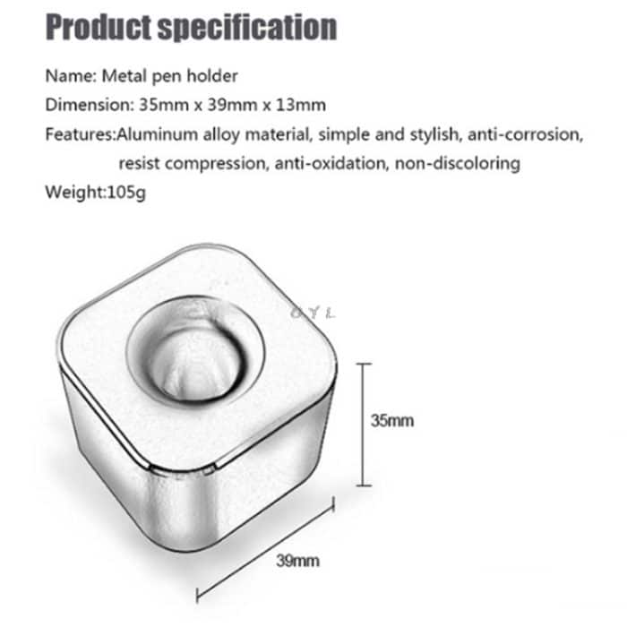 Kreative Metall-Bleistifthalter, Einzelschlitz-Stiftständer, Bürobehälter-Organizer – Bild 6