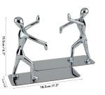 1 Paar Buchhalter Humanoid Figur Rutschfeste Art Desk Organizer Bücherregal Büro Studie Dekoration – Bild 5