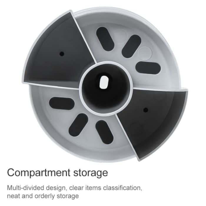 2 Stück multifunktionale drehbare Kunststoff-Geschenkstifthalter-Büro-Aufbewahrungsbox – Bild 5