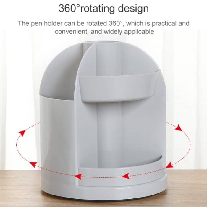2 Stück multifunktionale drehbare Kunststoff-Geschenkstifthalter-Büro-Aufbewahrungsbox – Bild 6