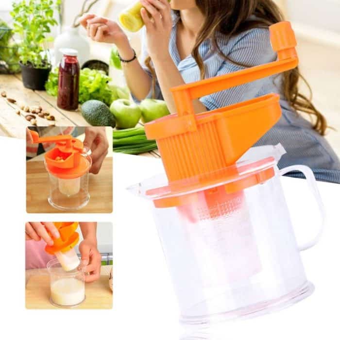 Manuelle Sojabohnen-Entsafter Maschine Obst Gemüse Hand Squeezer – Bild 1