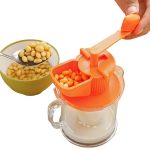 Manuelle Sojabohnen-Entsafter Maschine Obst Gemüse Hand Squeezer – Bild 3