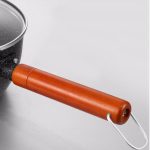 Pan im japanischen Stil, Maifan-Stein, Antihaft-Topf, Mini-Holztopf, kleiner Milchtopf, Haushaltstopf, 18cm without Cover – Bild 4