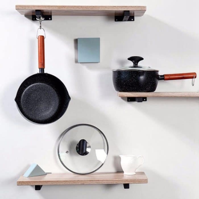 Pan im japanischen Stil, Maifan-Stein, Antihaft-Topf, Mini-Holztopf, kleiner Milchtopf, Haushaltstopf, 18cm without Cover – Bild 8