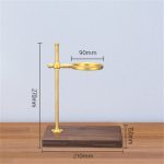 Handkaffeefilterhalter mit Holzsockel, verstellbarer Filterhalter, Rubber Wood, Spade Wood – Bild 4