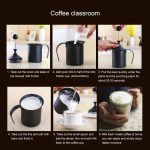 Pump Creamer Edelstahl Double Mesh Manuelle Kaffee Milch Schaum Aufschäumen Pitcher Schaum Pumpe Schäumer Tasse, 400cc, 800cc – Bild 9