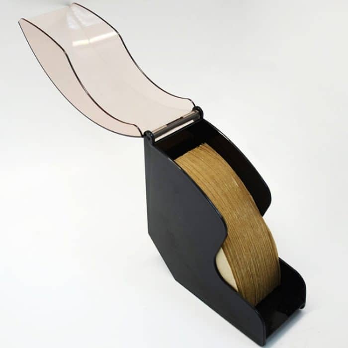 Filterpapierhalter Konische Filterpapier Box Filtering Papieraufbewahrung Rackwagen Kaffee Werkzeuge mit staubdichte Abdeckung – Bild 8