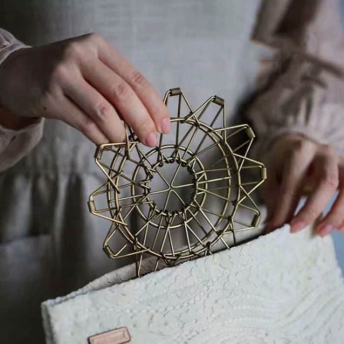 Edelstahl Faltbarer Espresso Kaffeefilter Tragbar Wiederverwendbar – Bild 5