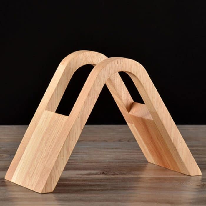 Kaffeefilterhalter, Kaffeeaufbewahrungsregal, Filterbox, Papierbasis, Halterung, Ausstellungsstand, Wooden V Holder – Bild 5