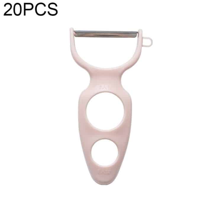 20 Stück kreativer Edelstahl-Schabeschäler, Multifunktions-Gemüse- und Obstschäler, 20 PCS Fruit Peeler (Pink), 20 PCS Fruit Peeler (Blue), 20 PCS Fruit Peeler (White), 20 PCS Fruit Peeler (Green) – Bild 1