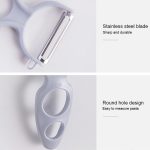 20 Stück kreativer Edelstahl-Schabeschäler, Multifunktions-Gemüse- und Obstschäler, 20 PCS Fruit Peeler (Pink), 20 PCS Fruit Peeler (Blue), 20 PCS Fruit Peeler (White), 20 PCS Fruit Peeler (Green) – Bild 3