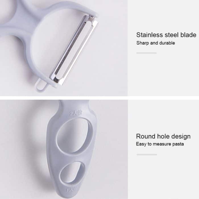 20 Stück kreativer Edelstahl-Schabeschäler, Multifunktions-Gemüse- und Obstschäler, 20 PCS Fruit Peeler (Pink), 20 PCS Fruit Peeler (Blue), 20 PCS Fruit Peeler (White), 20 PCS Fruit Peeler (Green) – Bild 3