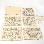 DIY schöne Hochzeitskartenbox aus Holz, Geschenk-Dekorationsbox, Small, Large – Bild 3